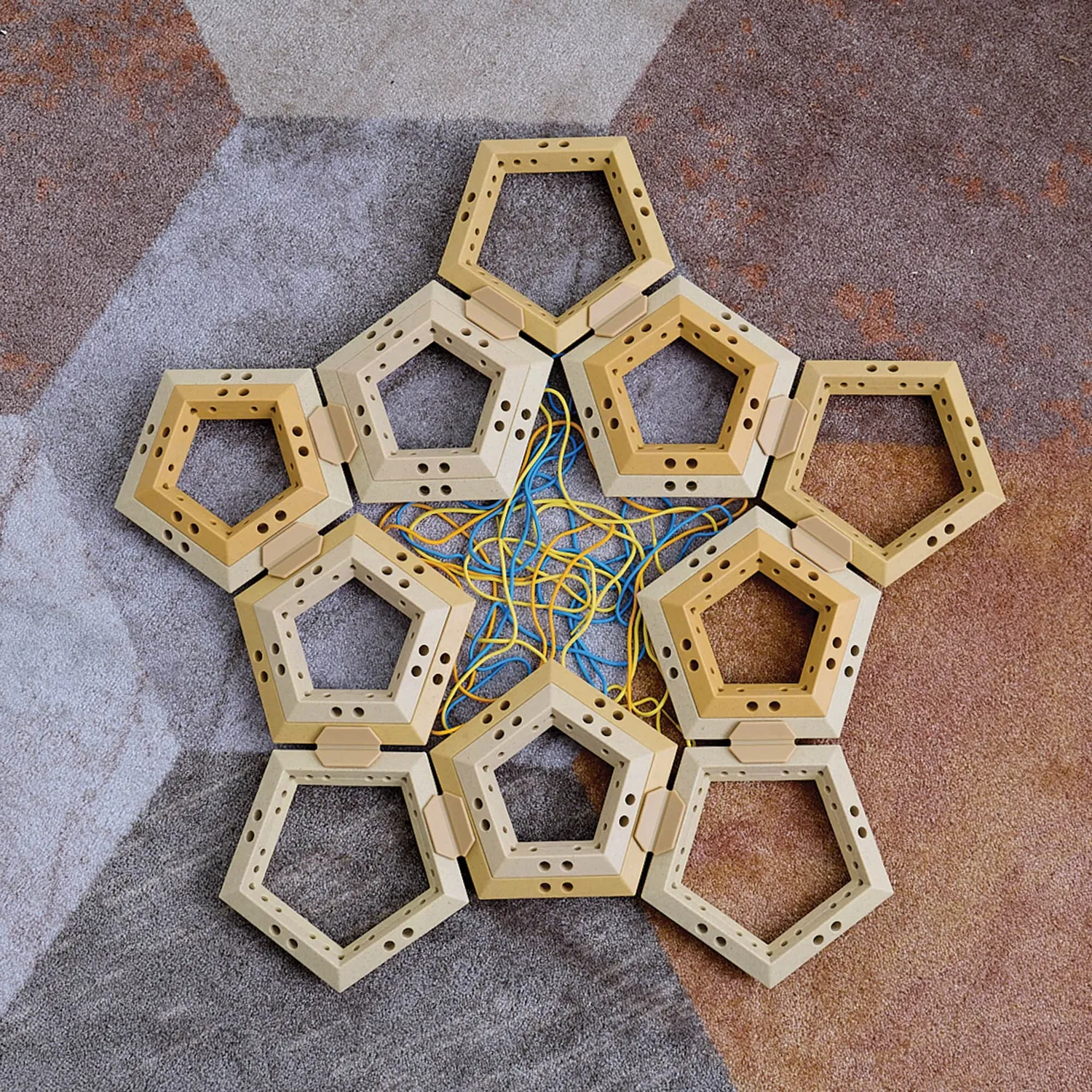 Guidecraft Connections Pentagon Play System bouwset 161-delig