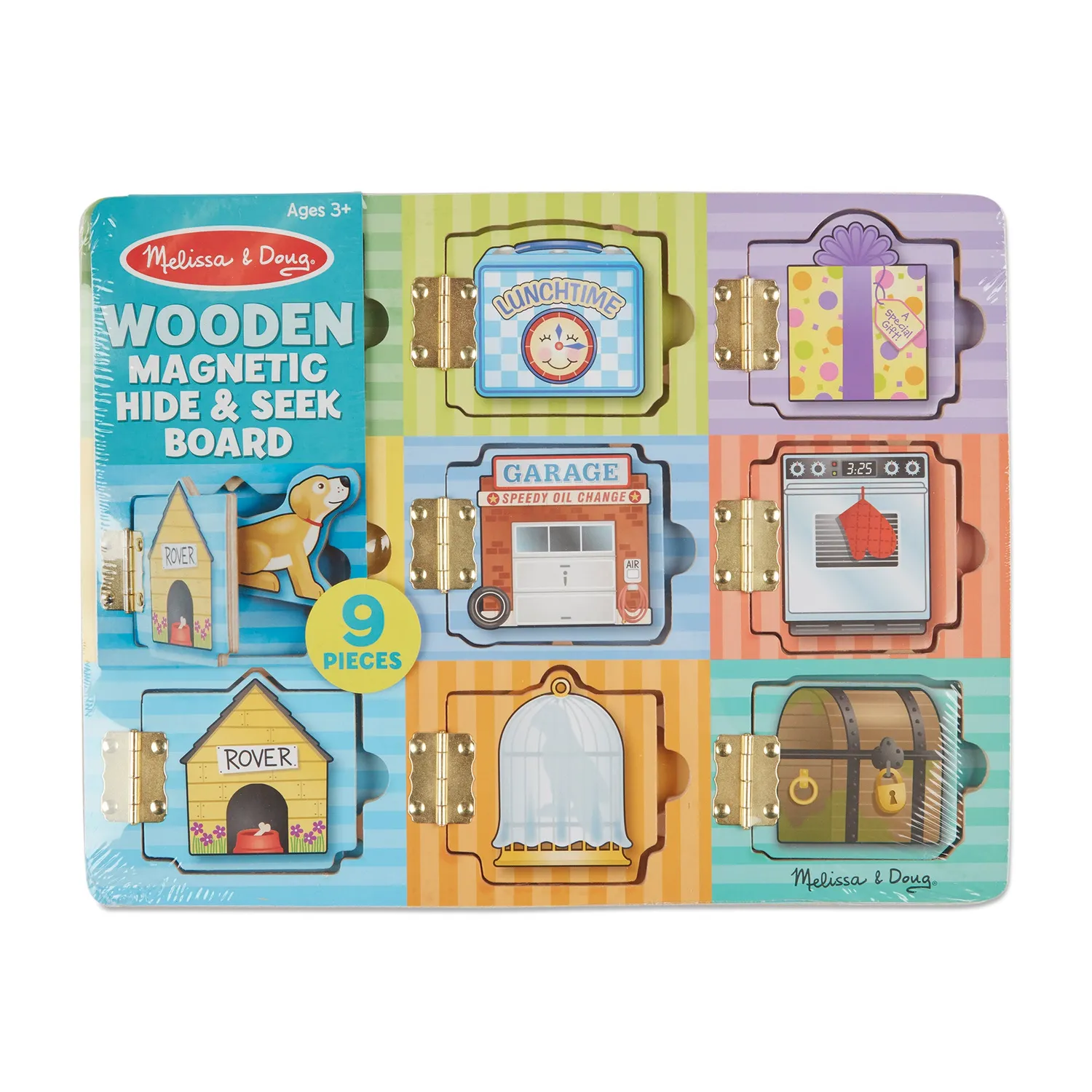 Melissa & Doug Hide & Seek houten magneetspel