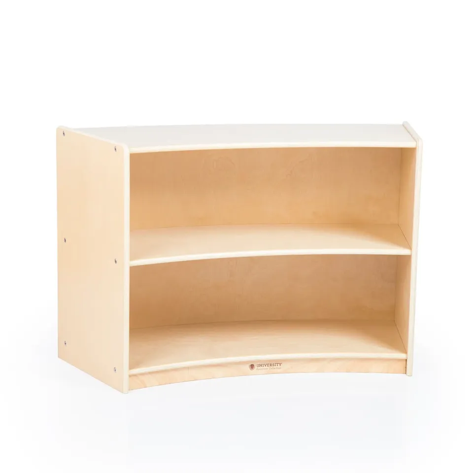 Guidecraft Curved Storage 24 opbergkast 2 vakken berken