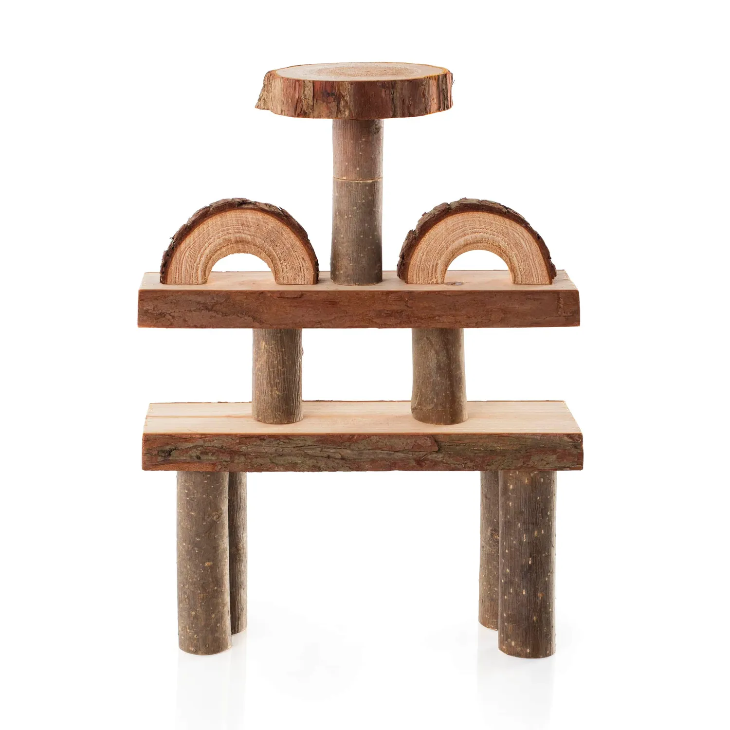 Guidecraft Branch Blocks houten bouwblokken 36 stuks schors