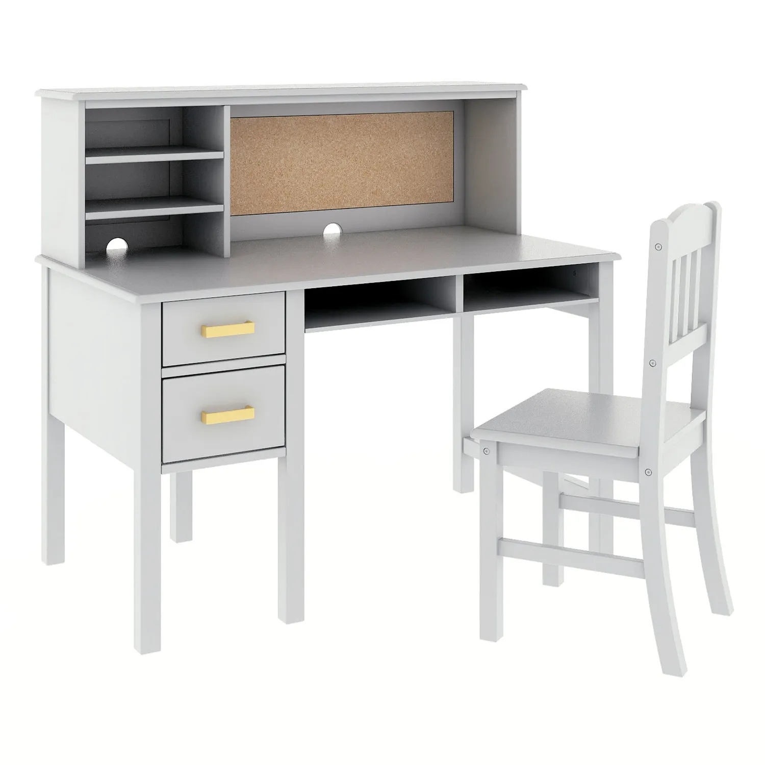 Guidecraft Taiga bureau stoel set navy hutch