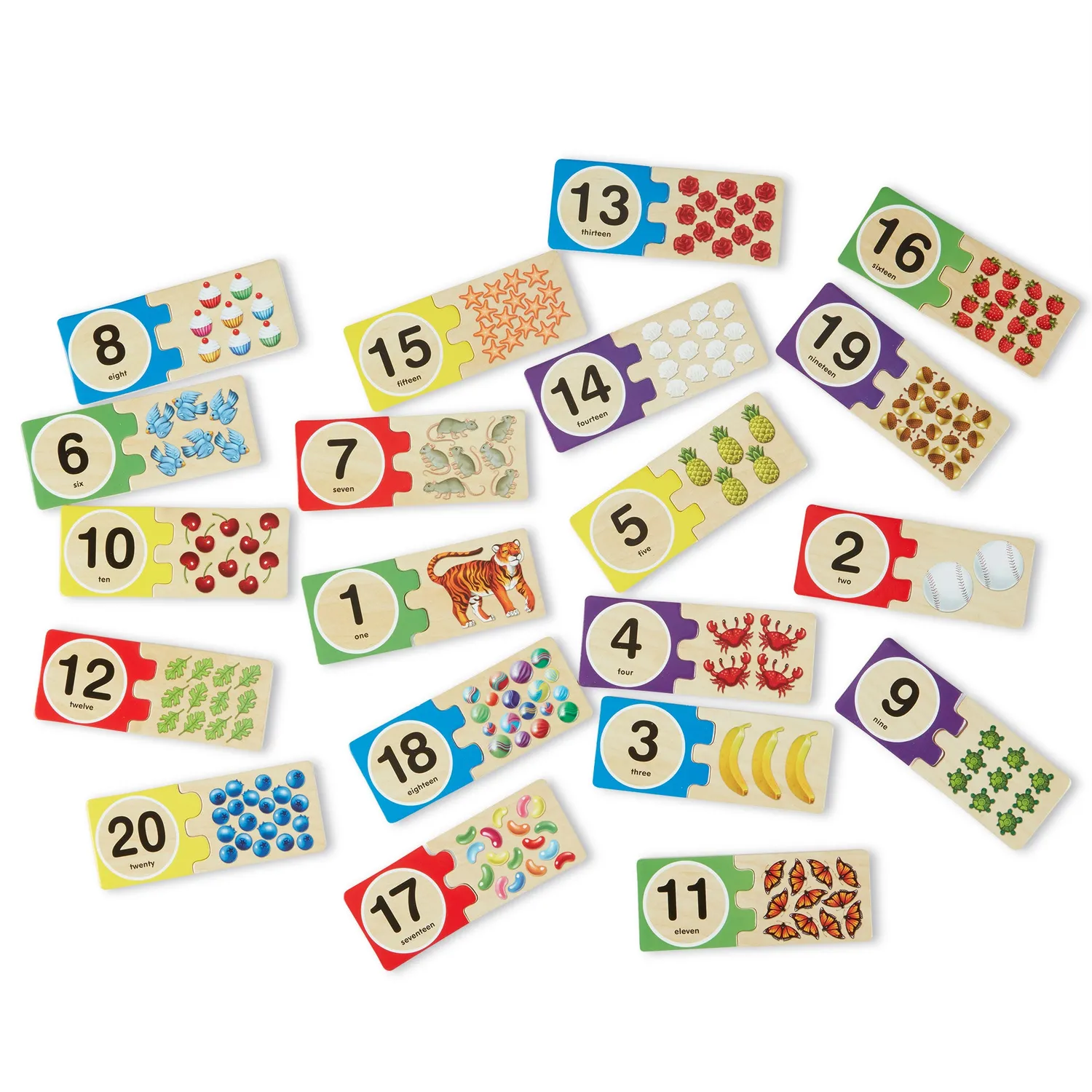 Melissa & Doug Self-Correcting Number Puzzles houten puzzel