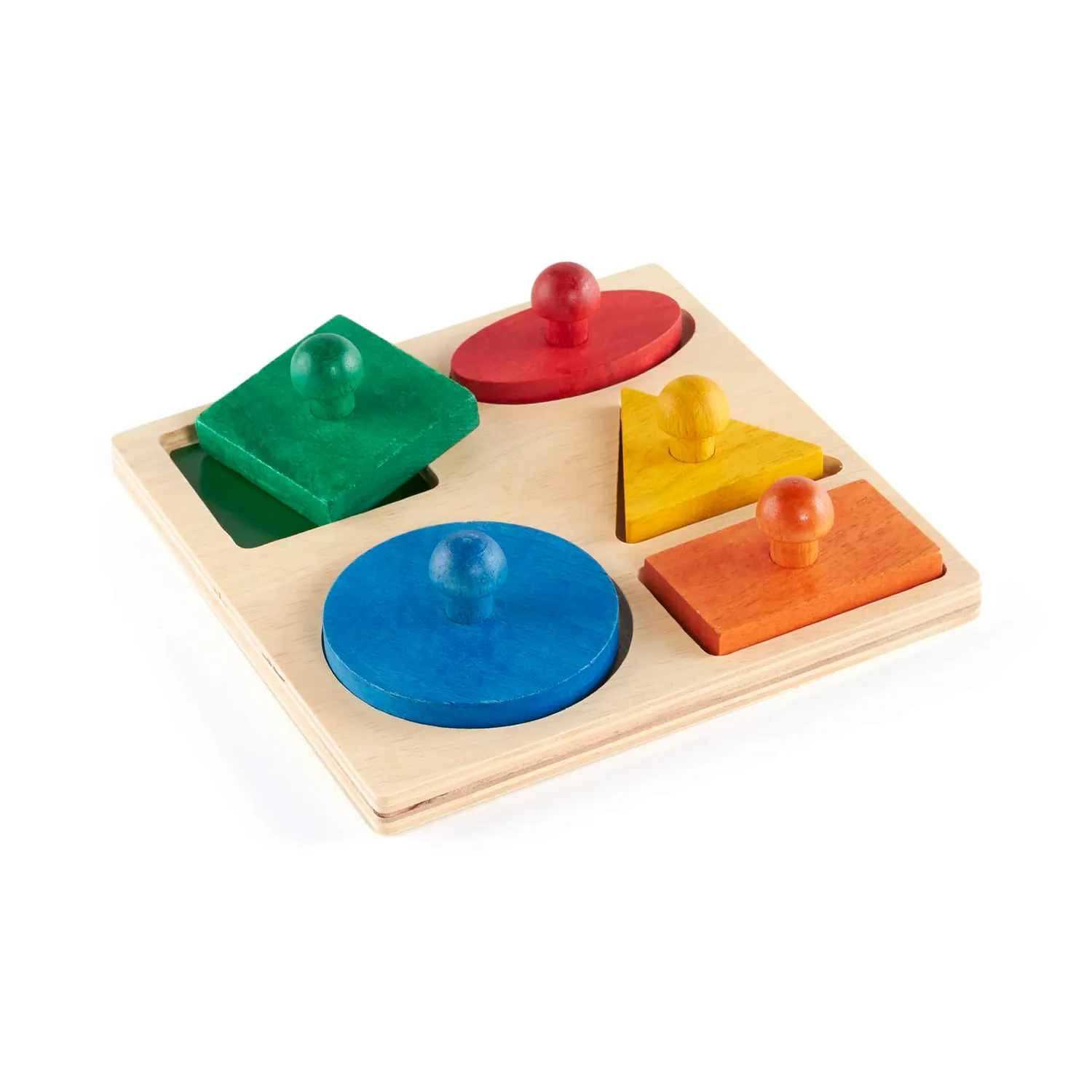 Guidecraft Geo Puzzle Board vormenpuzzel hout