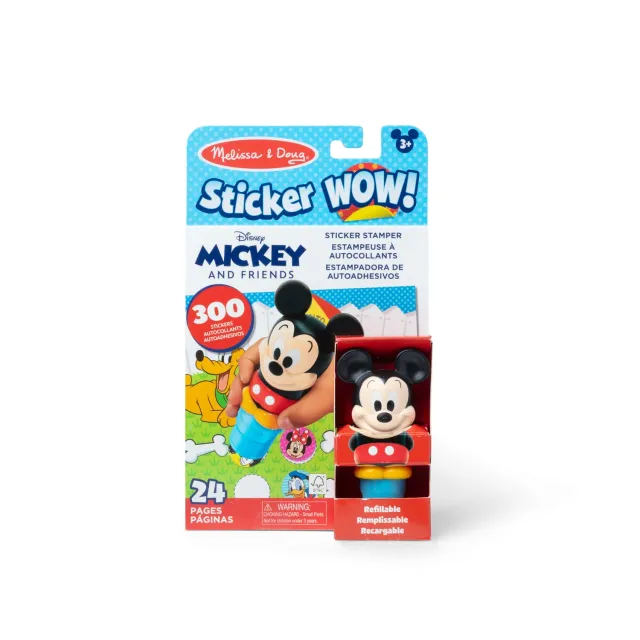 Melissa & Doug Sticker WOW Mickey Mouse stickerboek stempel