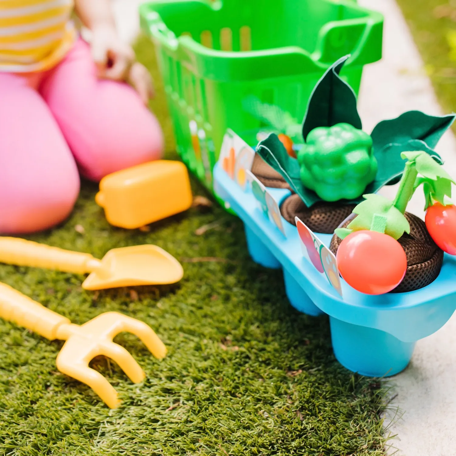 Melissa & Doug Let’s Explore moestuin speelset 31-delig
