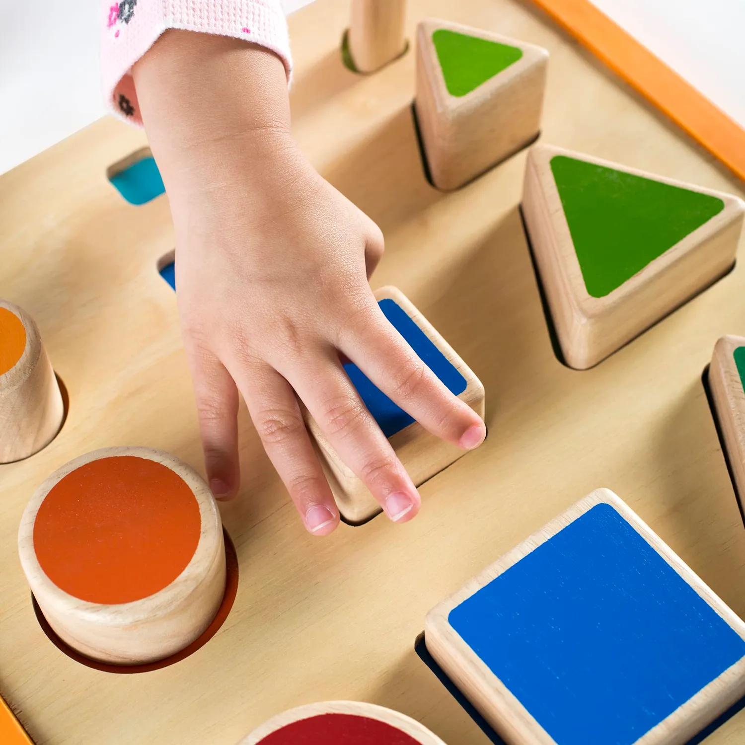 Guidecraft Nest and Stack Shapes vormenpuzzel hout 2+