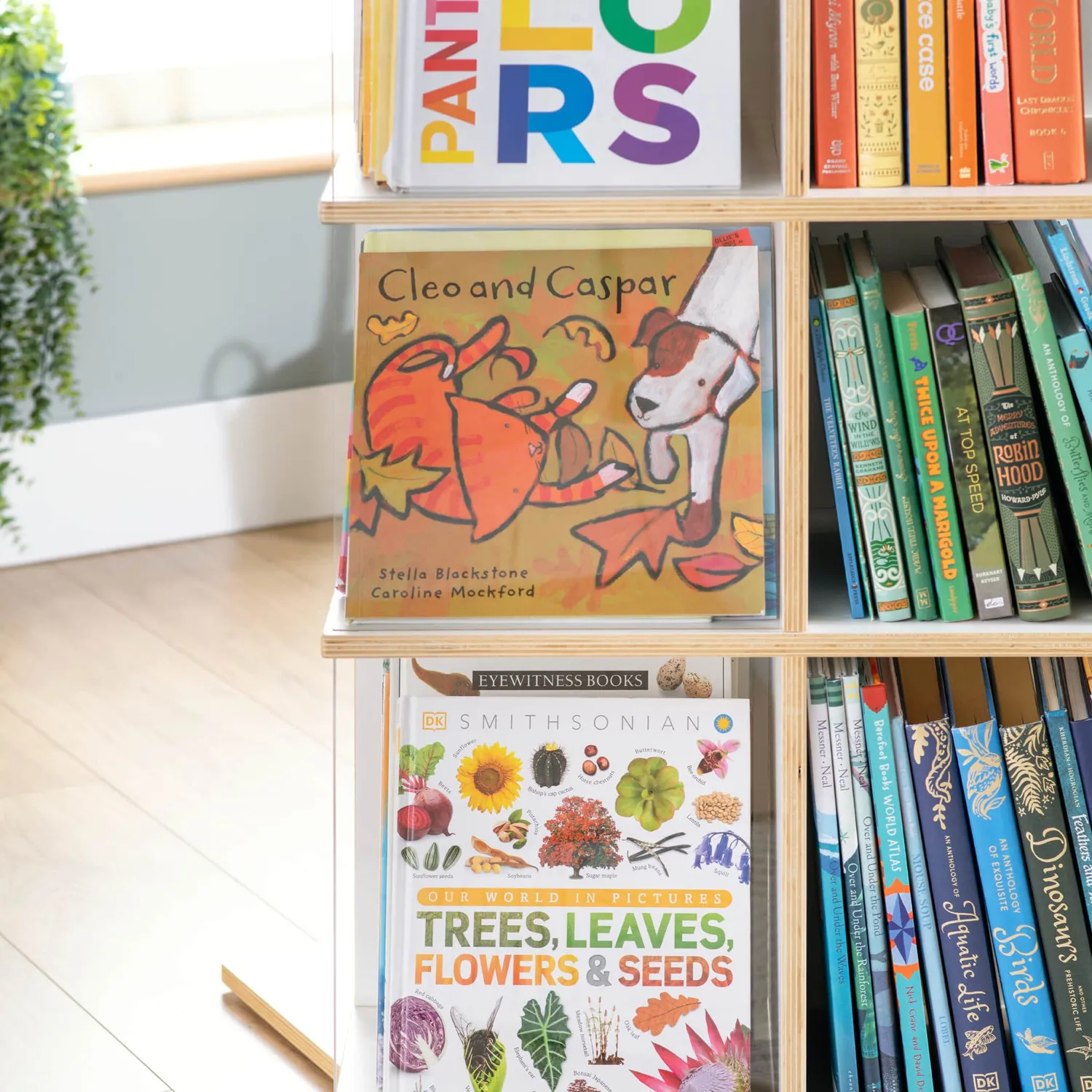 Guidecraft EdQ Rotating Big Book Display boekenkast wit draaibaar