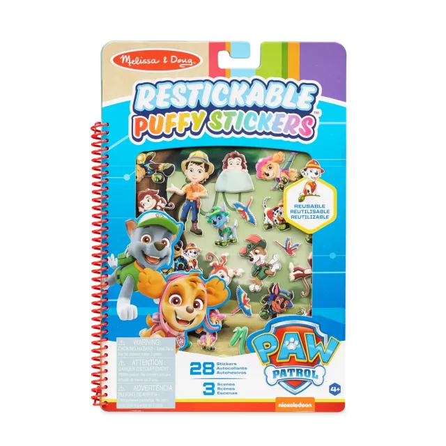 Melissa & Doug PAW Patrol Jungle puffy stickers herbruikbaar