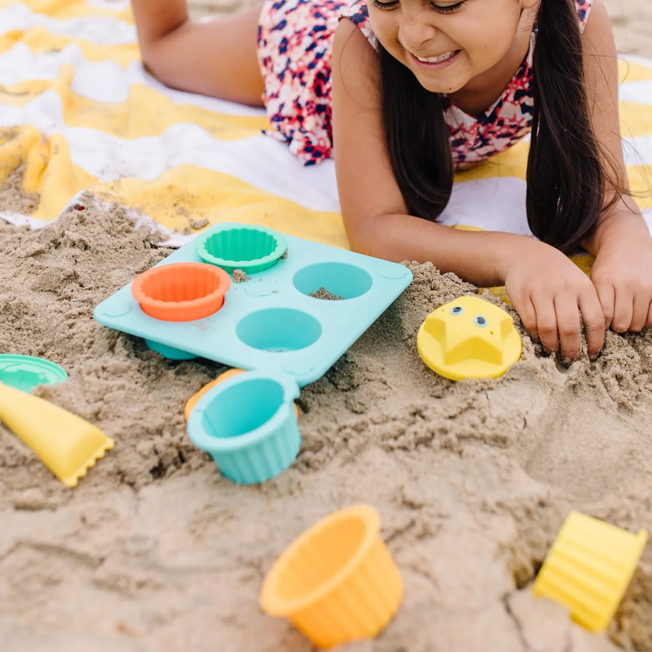 Melissa & Doug Seaside Sidekicks zandspeelgoed cupcake