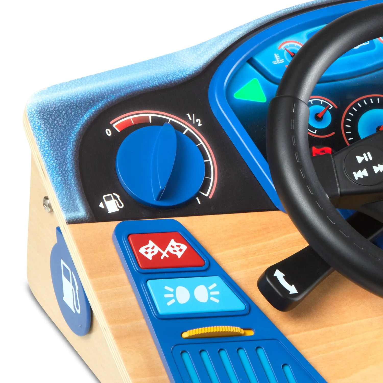 Melissa & Doug Vroom & Zoom dashboard speelgoed houten