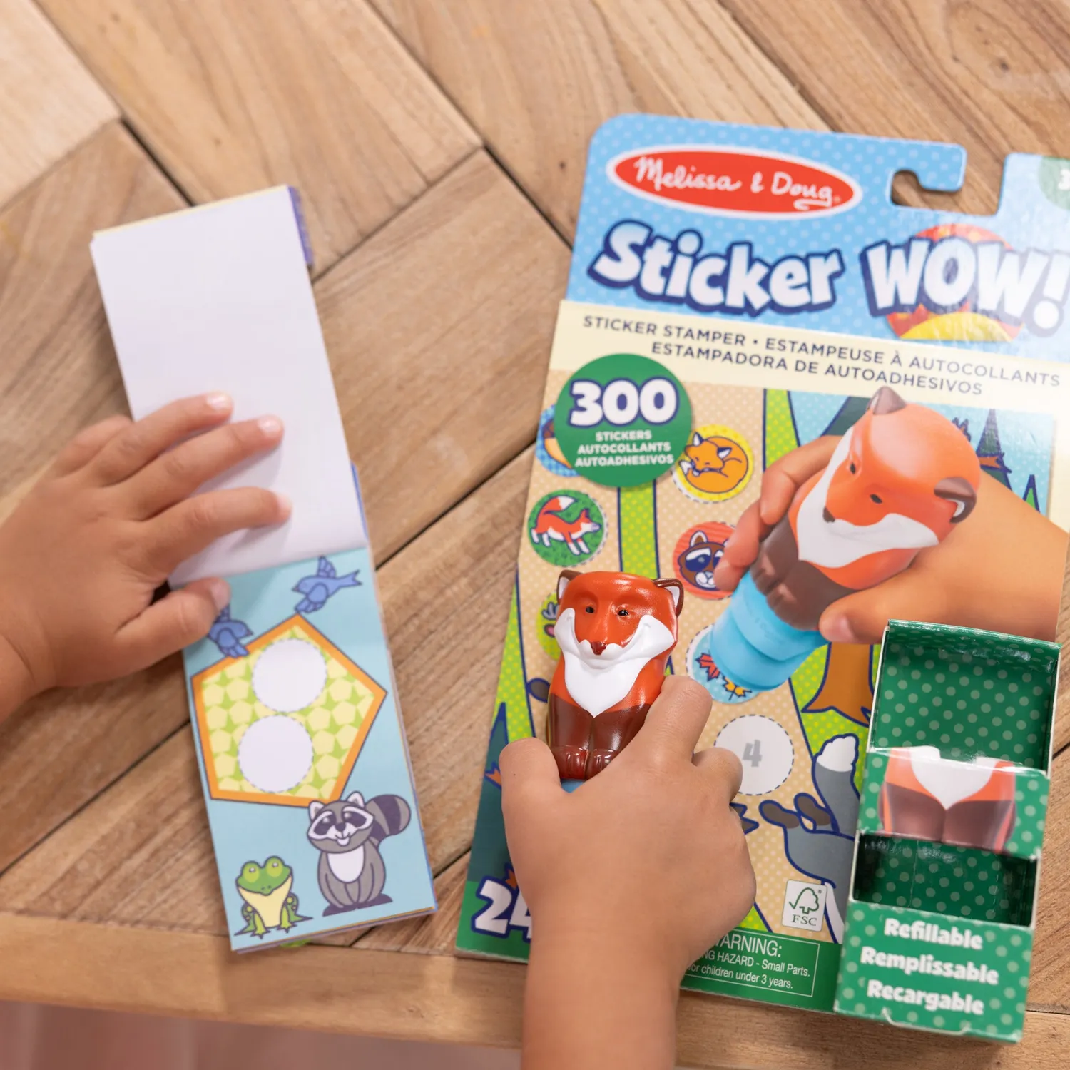 Melissa & Doug Sticker WOW! Fox stickers bundel 500 stuks