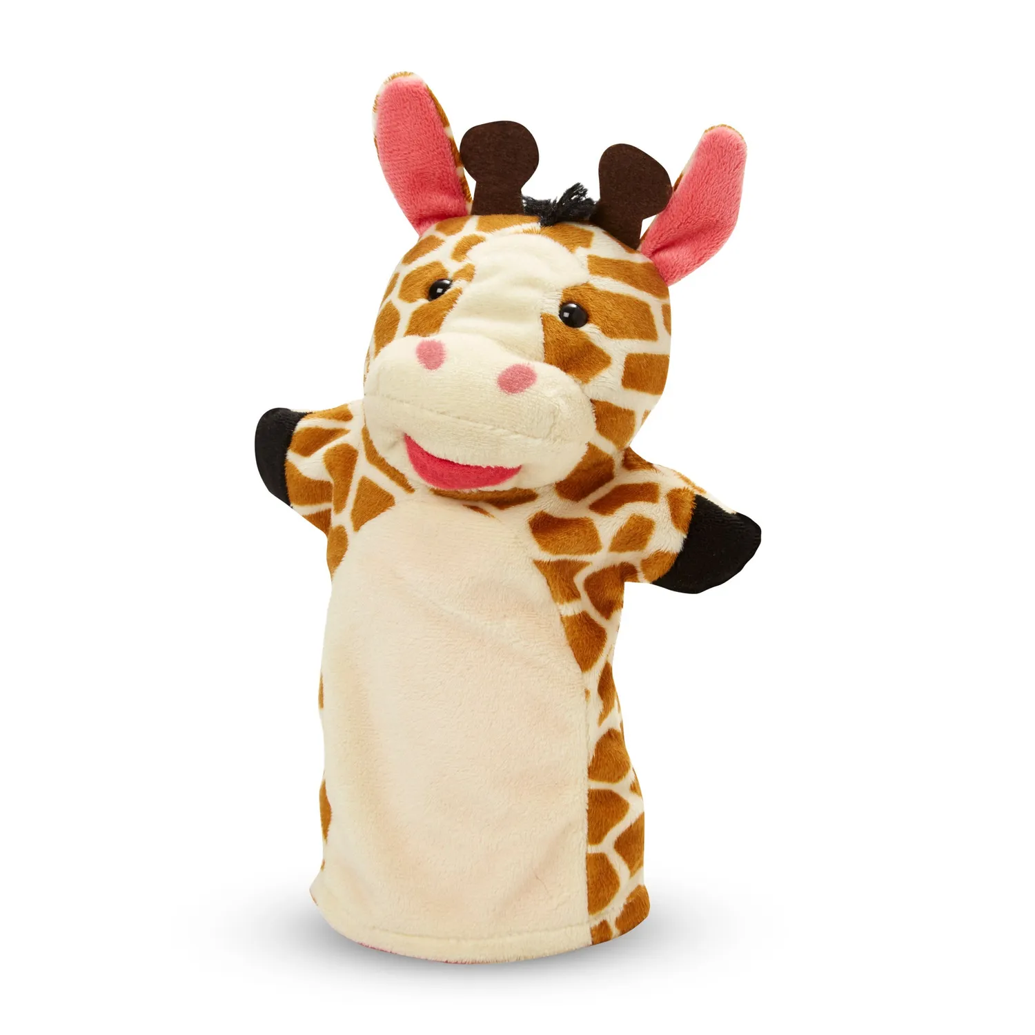 Melissa & Doug Zoo Friends handpoppen 4 stuks wasbaar