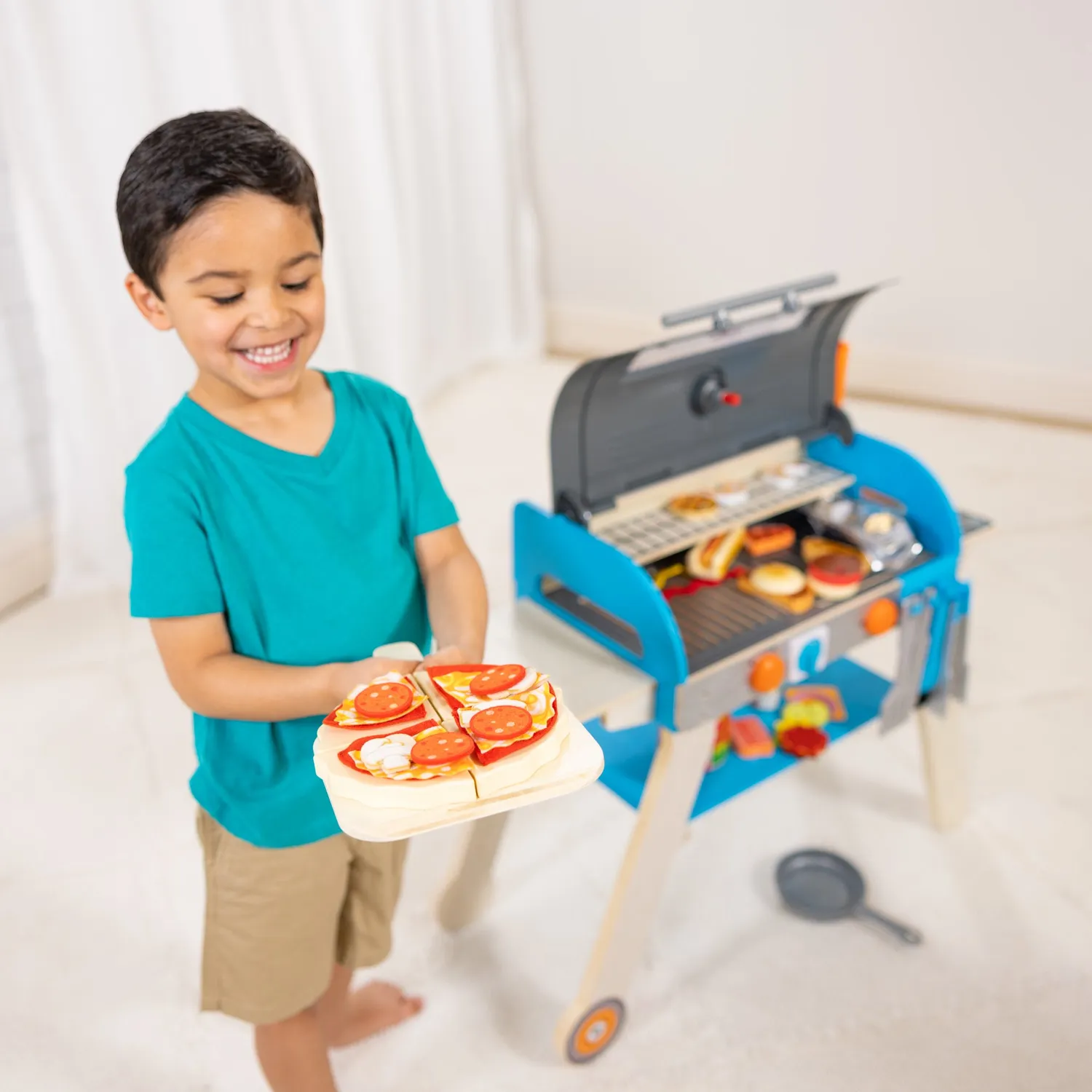 Melissa & Doug Deluxe Grill Pizza Oven speelkeuken