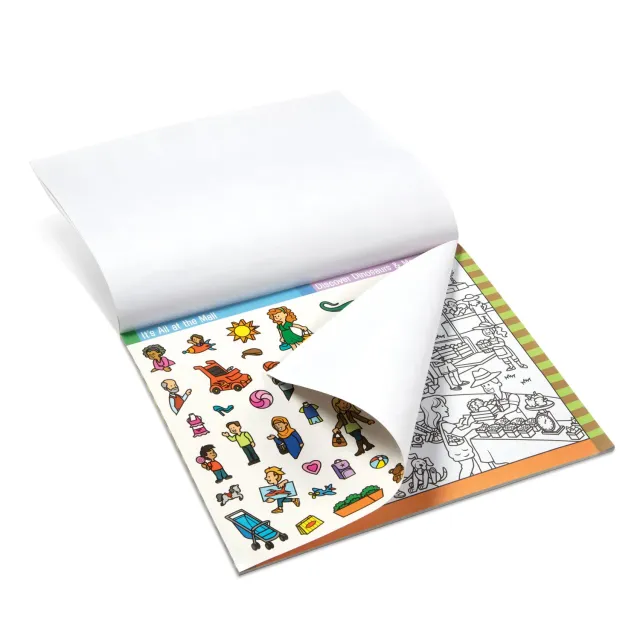 Melissa & Doug Seek & Find Around Town stickerblok 400 stickers