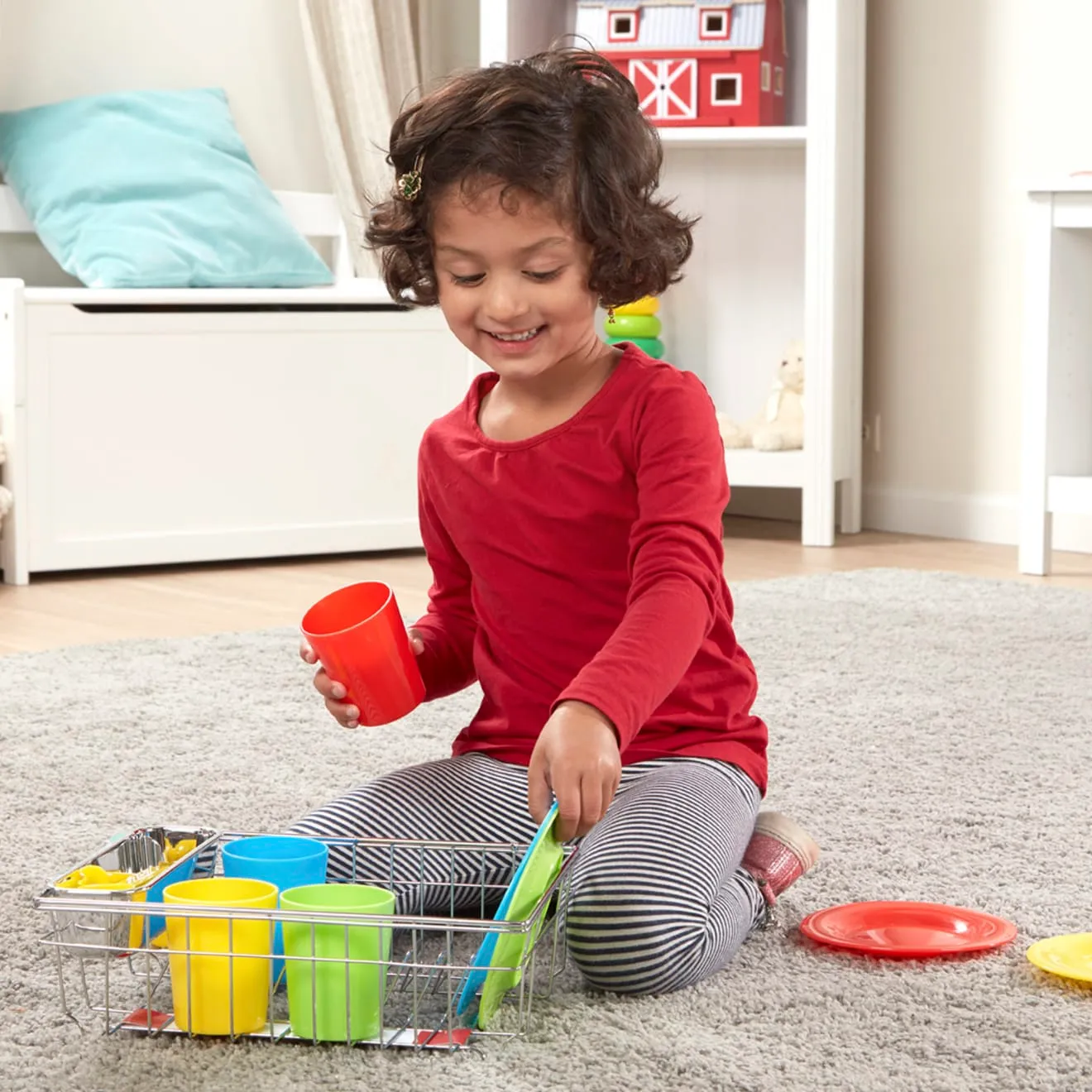 Melissa & Doug Let’s Play House afwas speelservies 4-persoons