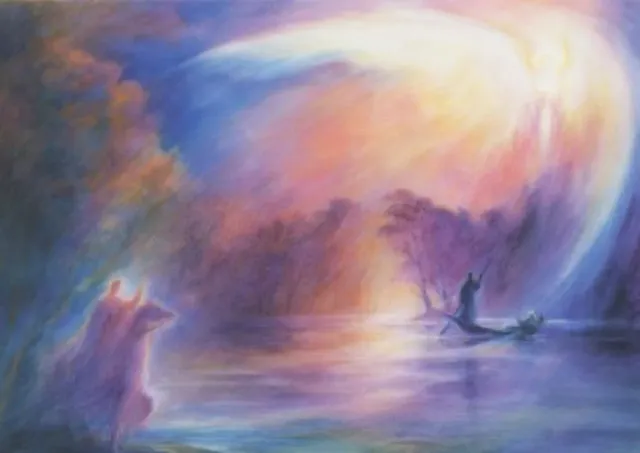 Ginger Fairy David Newbatt Parzival ansichtkaart Fisher-King