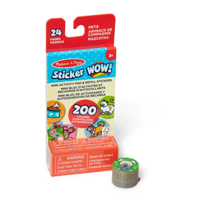 Melissa & Doug Sticker WOW Pets navulling 200 stickers