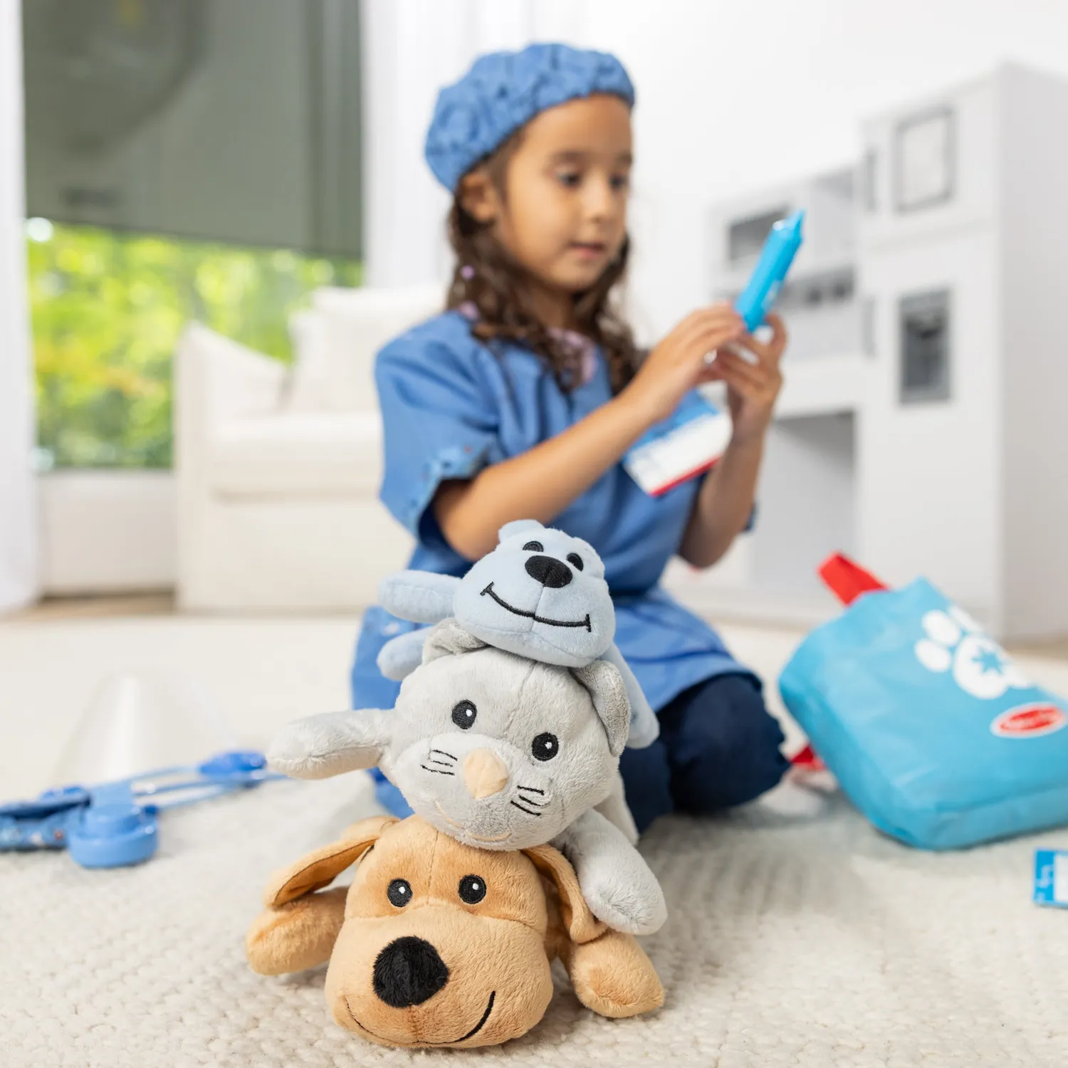 Melissa & Doug Pet Vet dierenartsset verkleden 2-delig