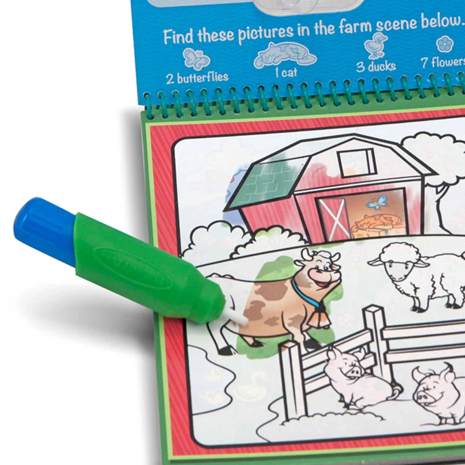 Melissa & Doug Water Wow! Animals waterboek herbruikbaar