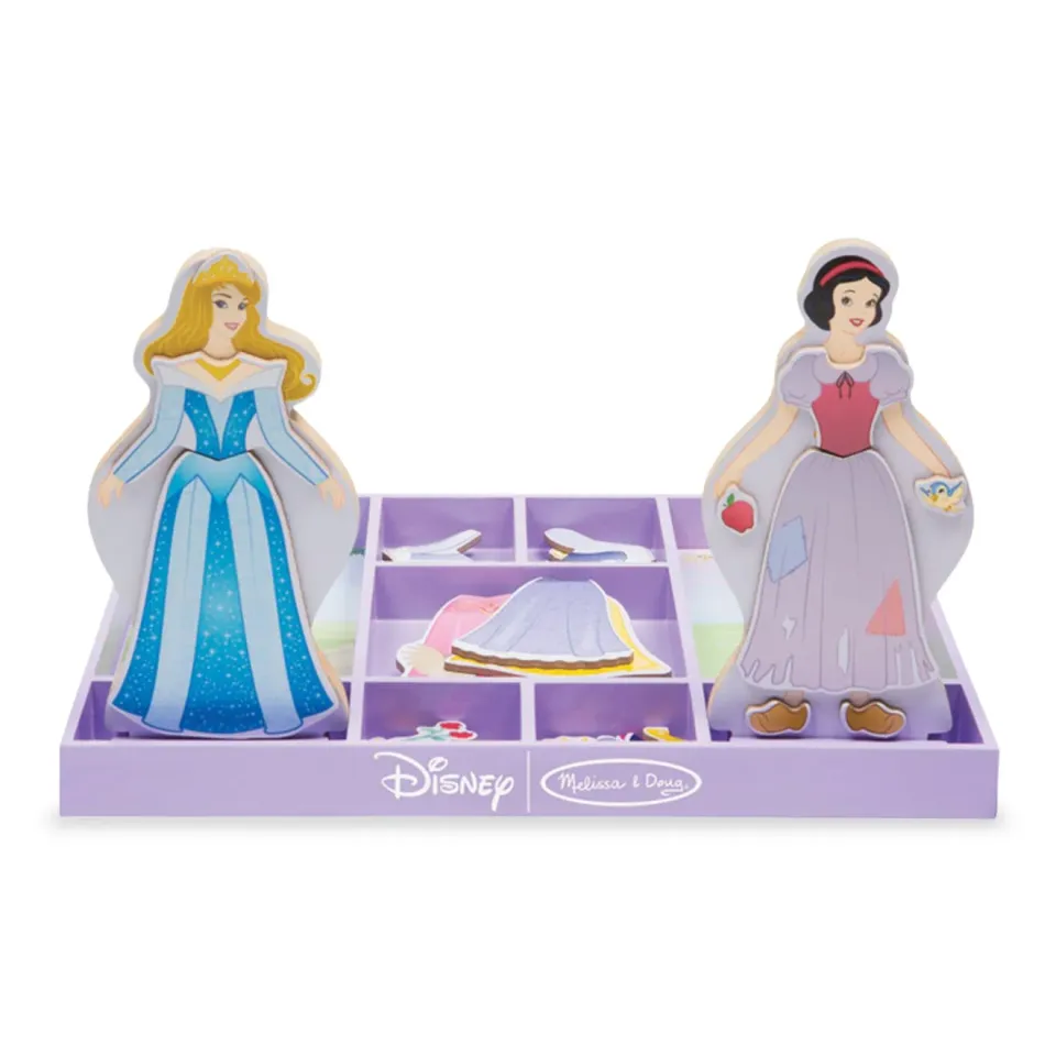 Melissa & Doug Sleeping Beauty Snow White magnetische aankleedpoppen