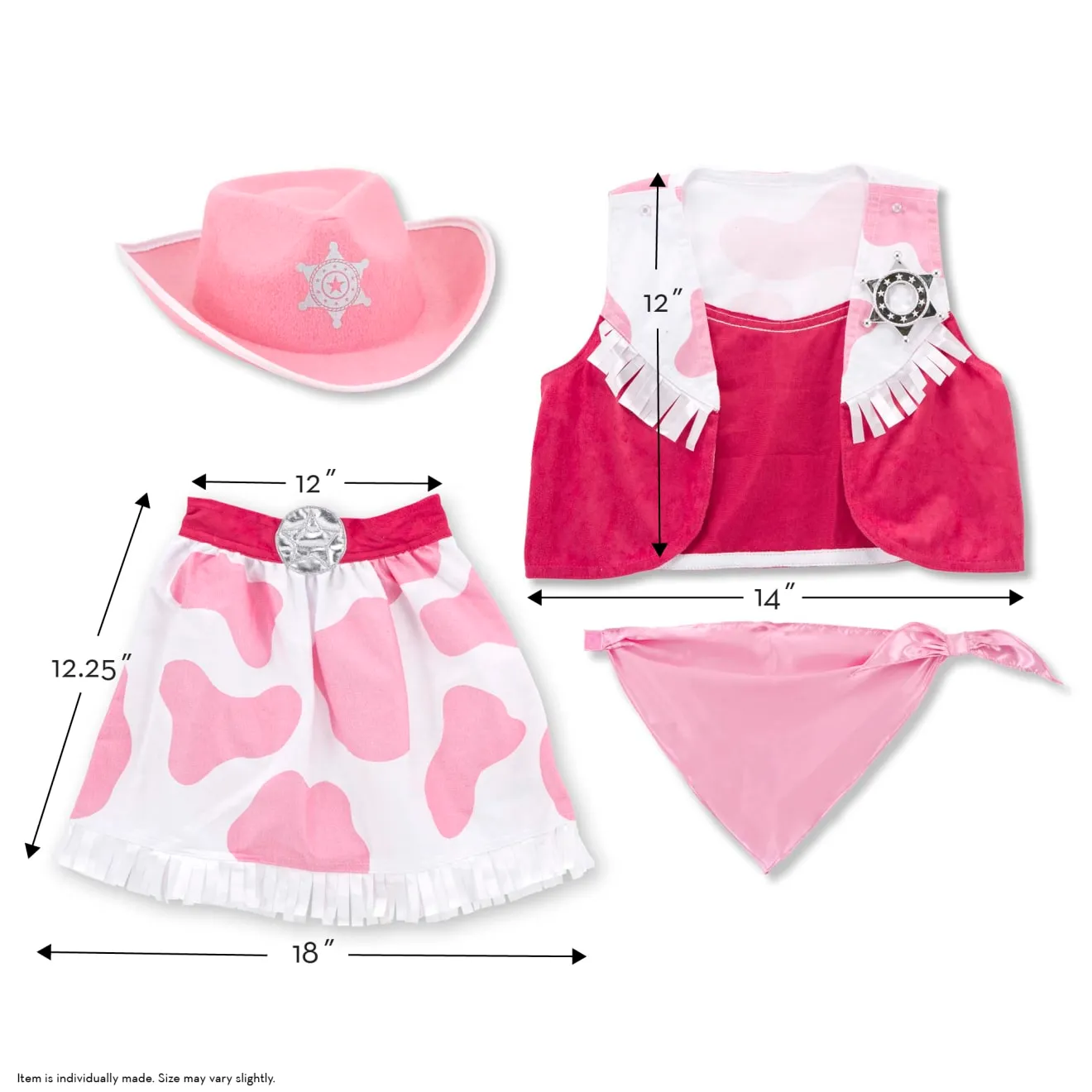 Melissa & Doug Cowgirl Verkleedset Roze 3-6 Jaar