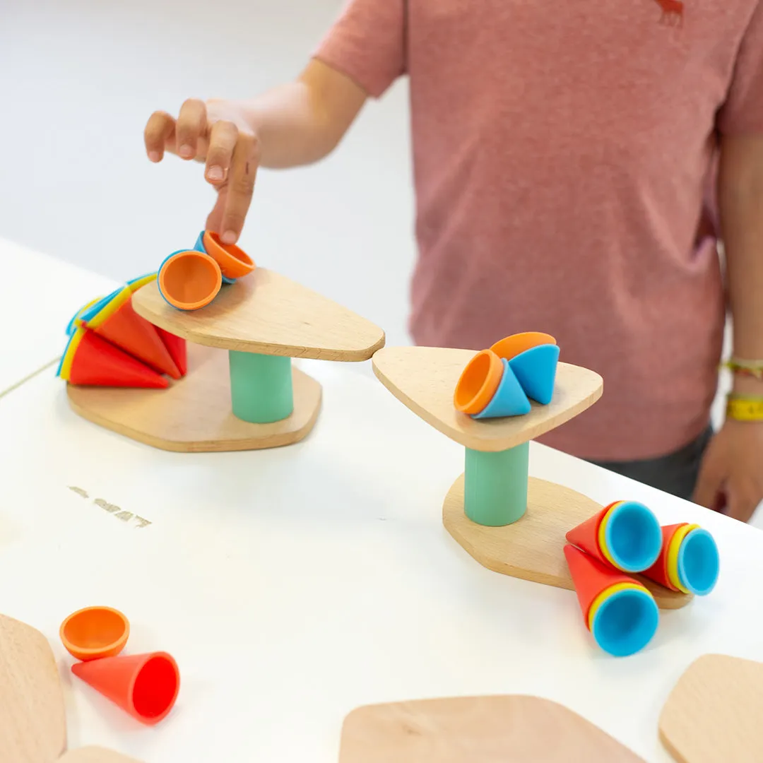 OPPI Piks Stix Education bouwspel 196 stuks hout
