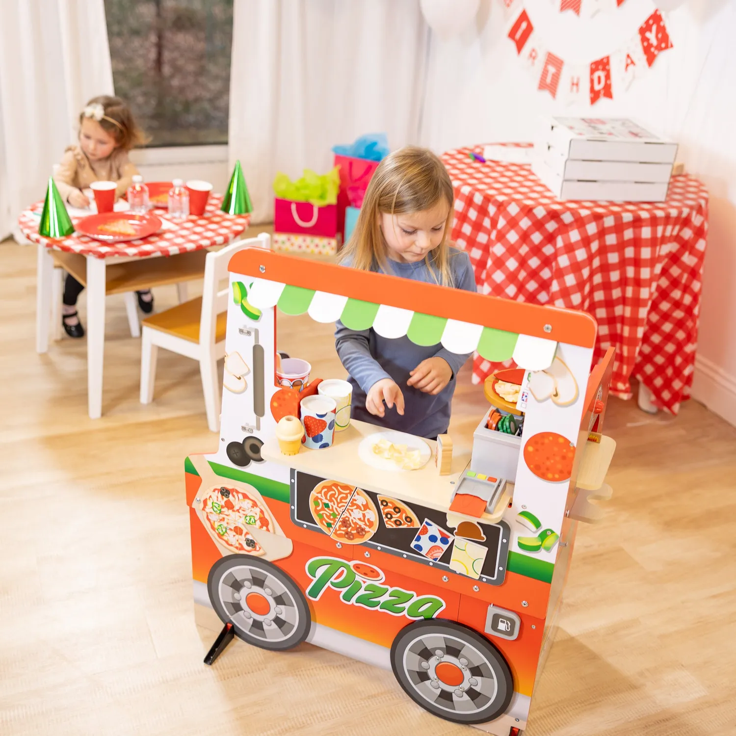 Melissa & Doug Pizza Food Truck Activity Center houten 3+