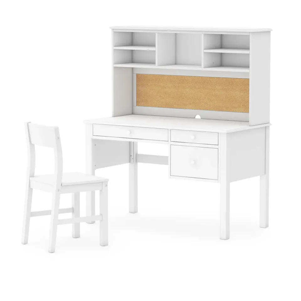 Guidecraft Madison bureau hutch stoel kinderset hout