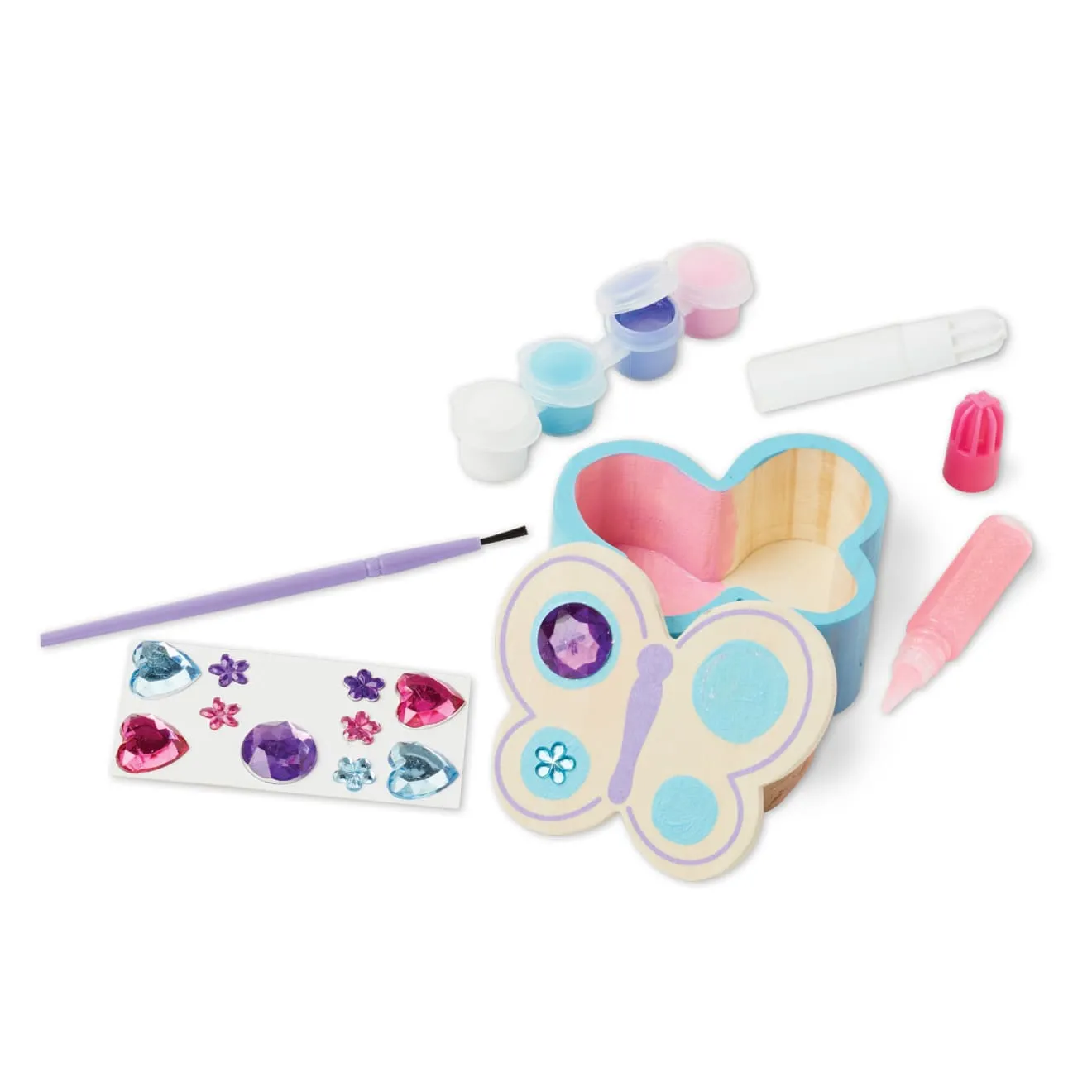 Melissa & Doug Butterfly Box knutselset hout verf