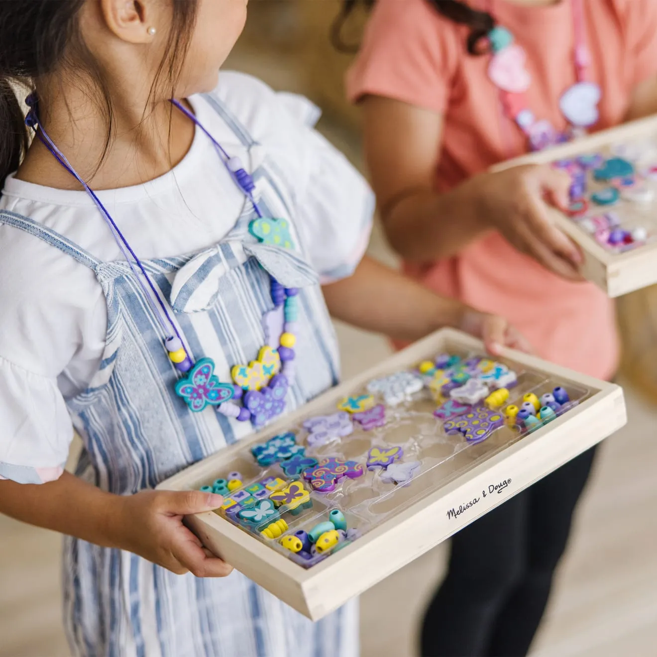 Melissa & Doug Sweet Hearts Butterfly kralenset 2-pack