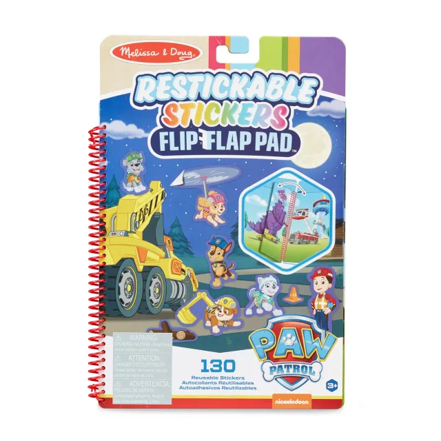 Melissa & Doug Flip-Flap Pad Ultimate Rescue stickerboek 130 herbruikbare stickers