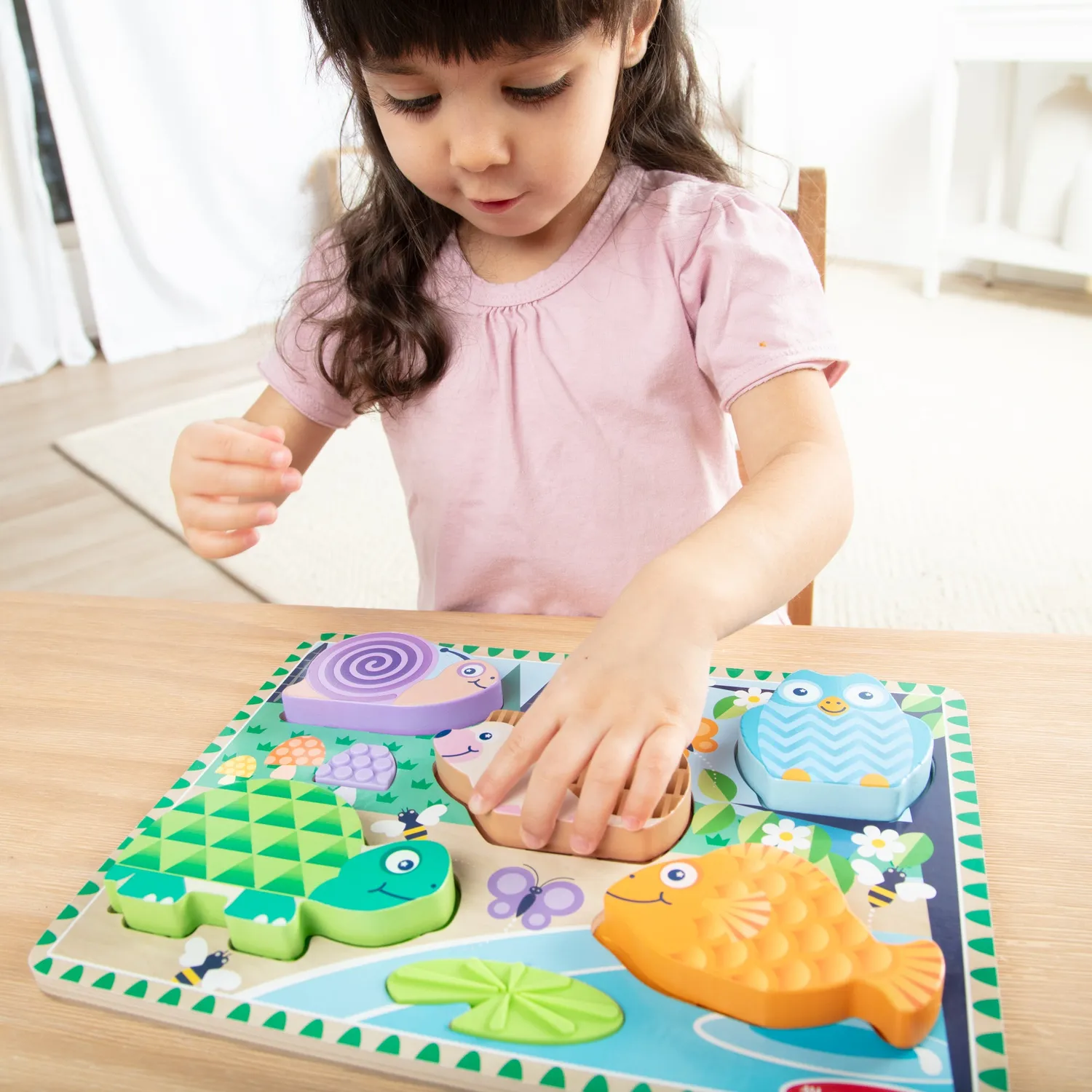Melissa & Doug Forest Friends Voelpuzzel Hout 5-delig