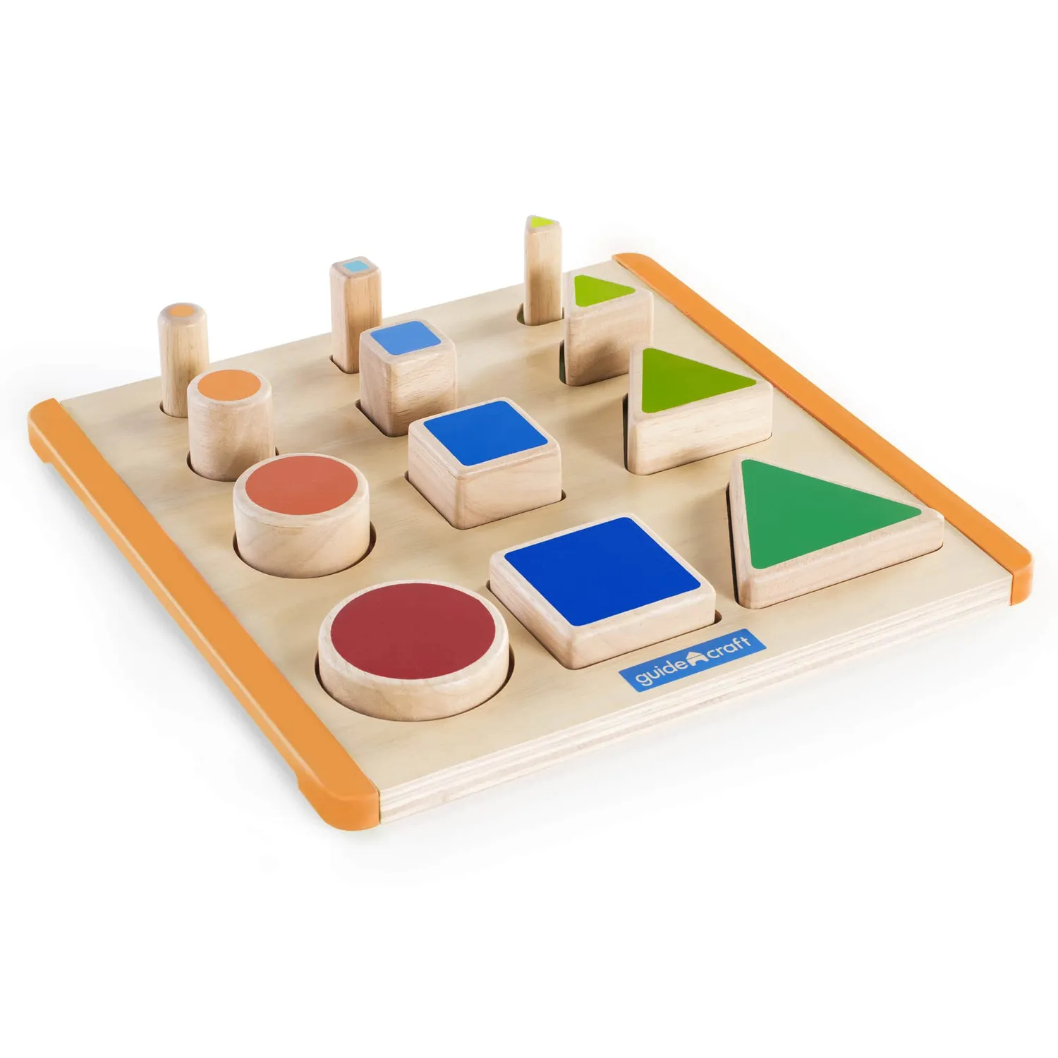 Guidecraft Nest and Stack Shapes vormenpuzzel hout 2+