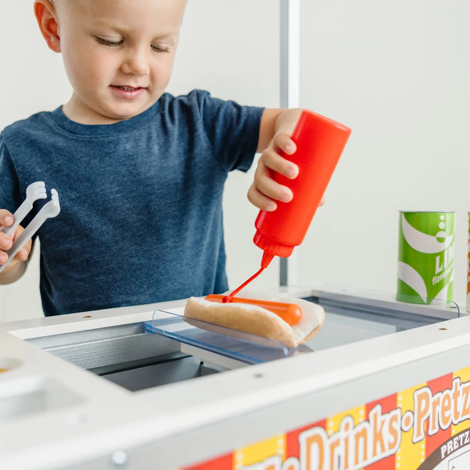 Melissa & Doug Snacks & Sweets foodkar hout 40 delig