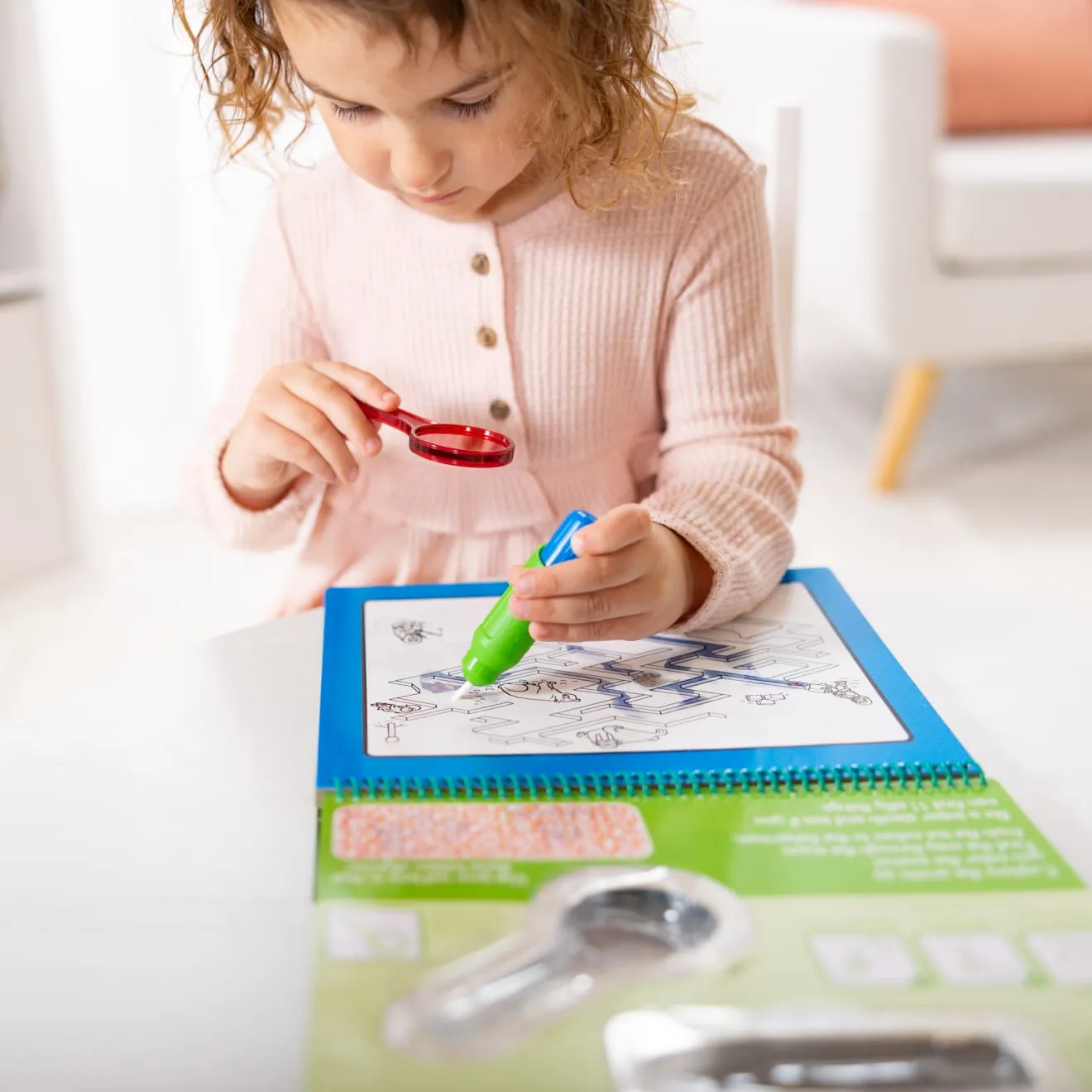 Melissa & Doug Water Wow Animal Antics kleurboek Deluxe 8 pagina's