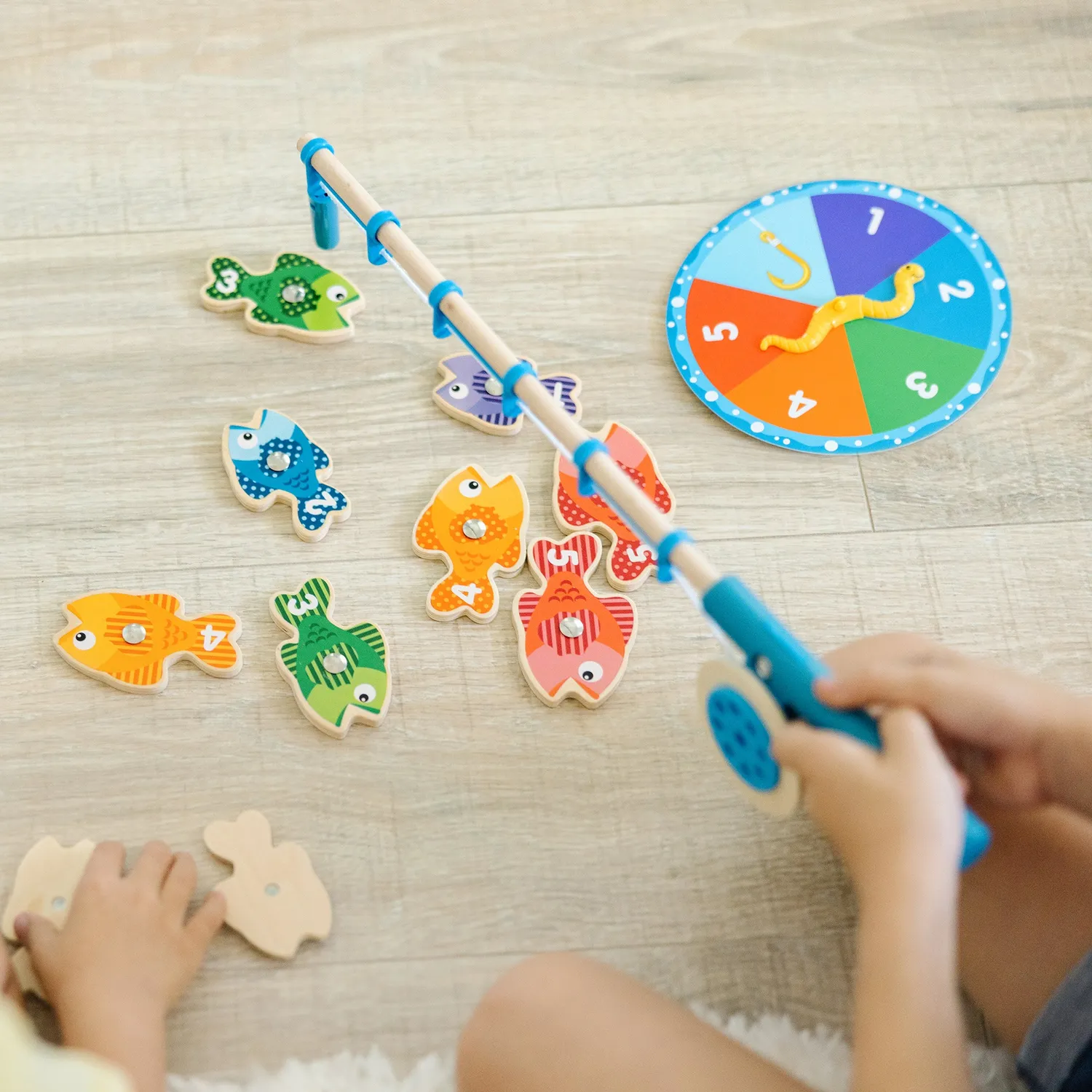 Melissa & Doug Catch & Count magnetisch visspel hout