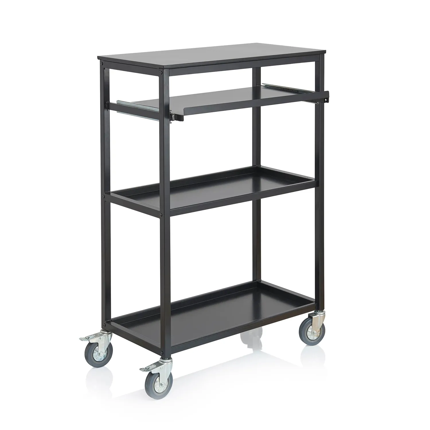 Guidecraft A/V Laptop Cart rijdende laptopkar staal hout
