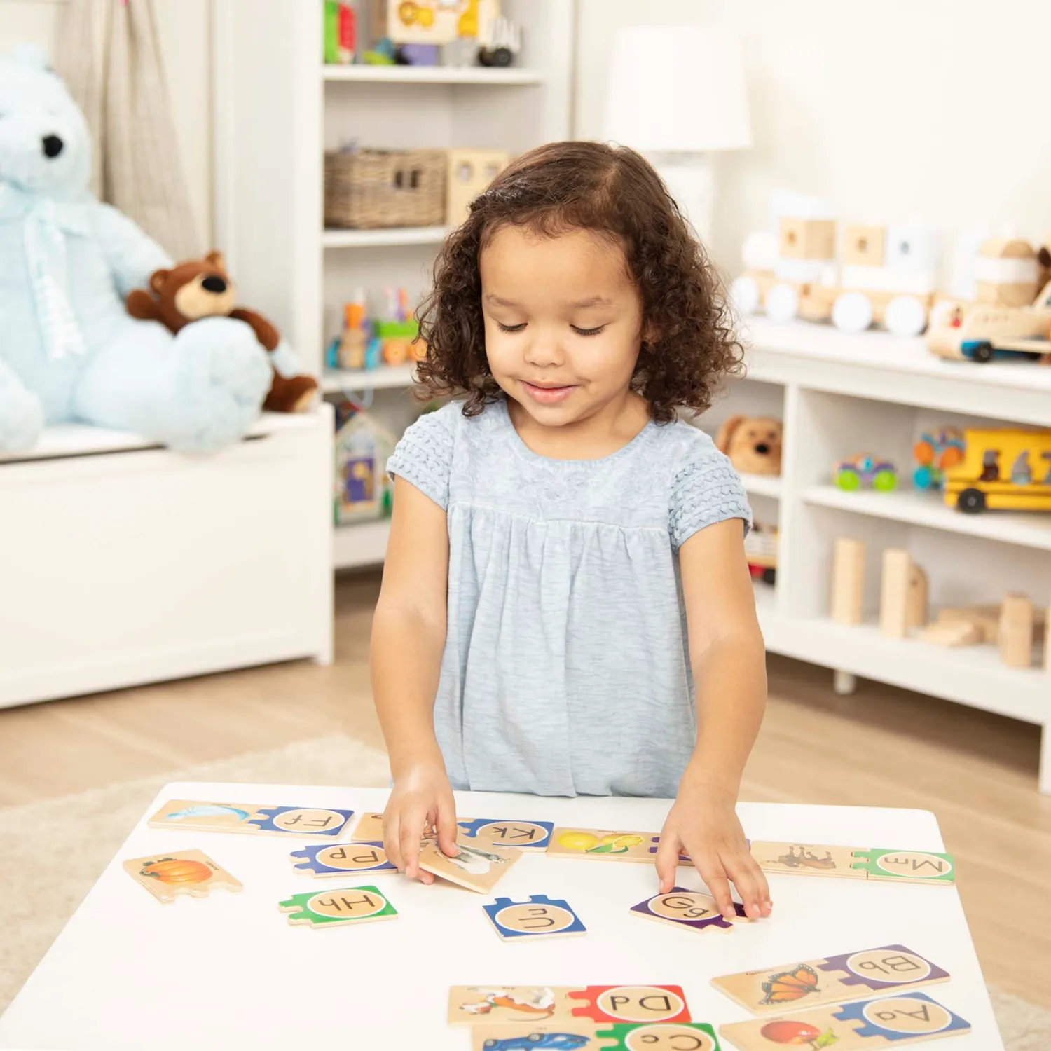 Melissa & Doug Self-Correcting Letter Puzzles letterpuzzel