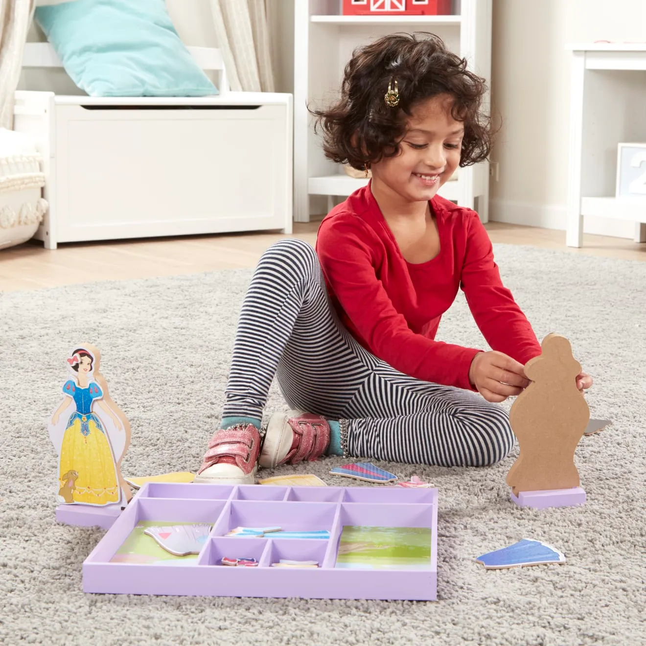 Melissa & Doug Sleeping Beauty Snow White magnetische aankleedpoppen