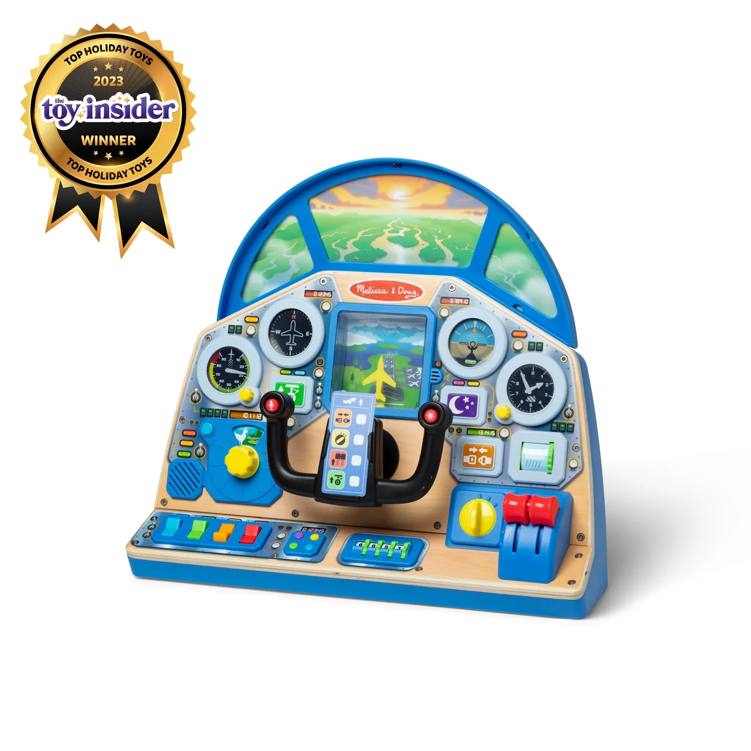 Melissa & Doug Jet Pilot Interactive Dashboard cockpit 3-5 jaar