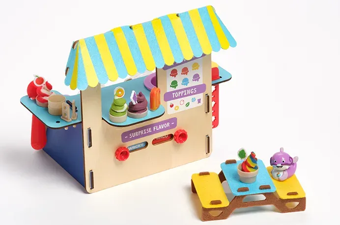 Mark Rober Ice Cream Stand ijssalon bouwpakket