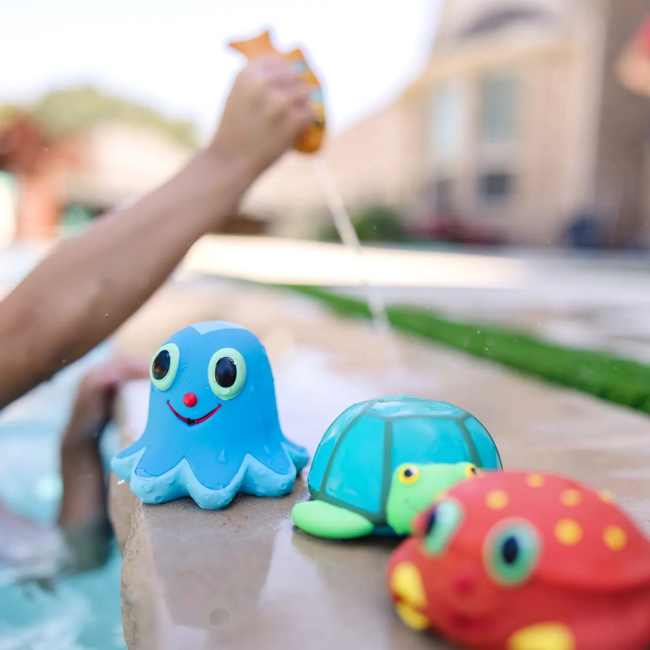 Melissa & Doug Seaside Sidekicks spuitdiertjes water 4 stuks
