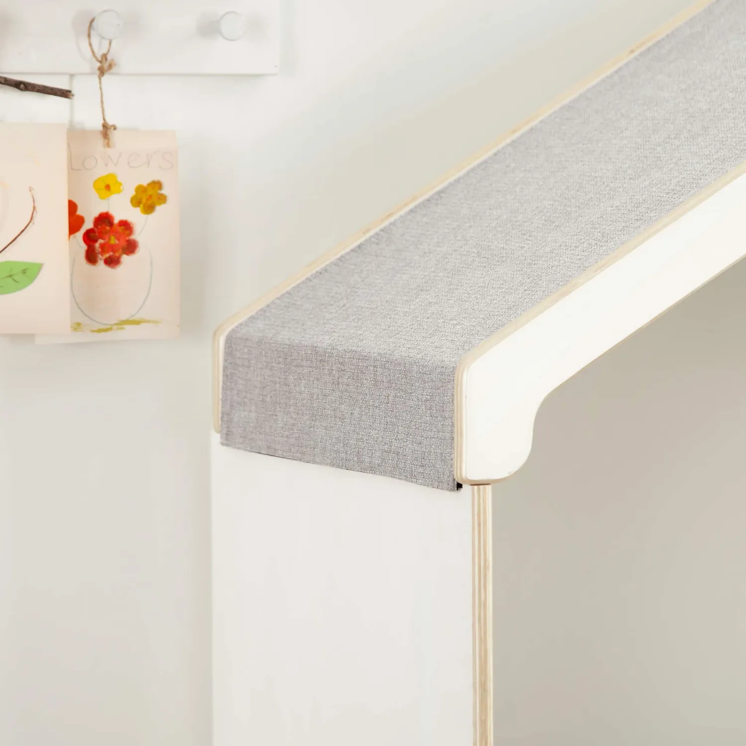 EdQ Reading Nook with Storage leeshoek wit 4 vakken zitbank
