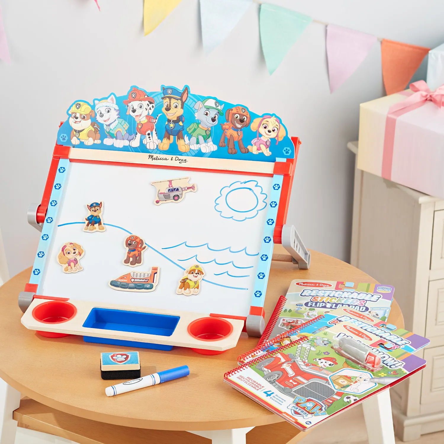 Melissa & Doug PAW Patrol Adventure Bay puffy stickers 31 stuks herbruikbaar