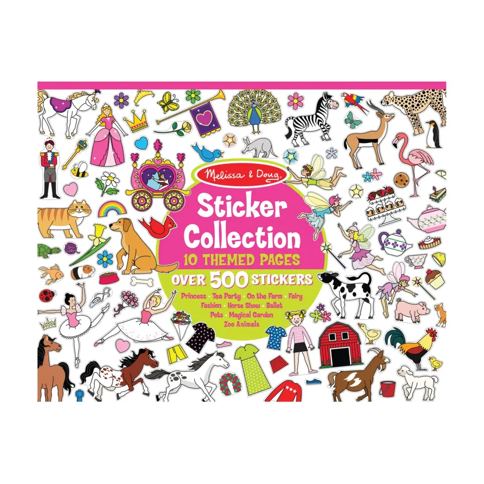 Melissa & Doug Stickerboek 700+ stickers prinsessen dieren feest