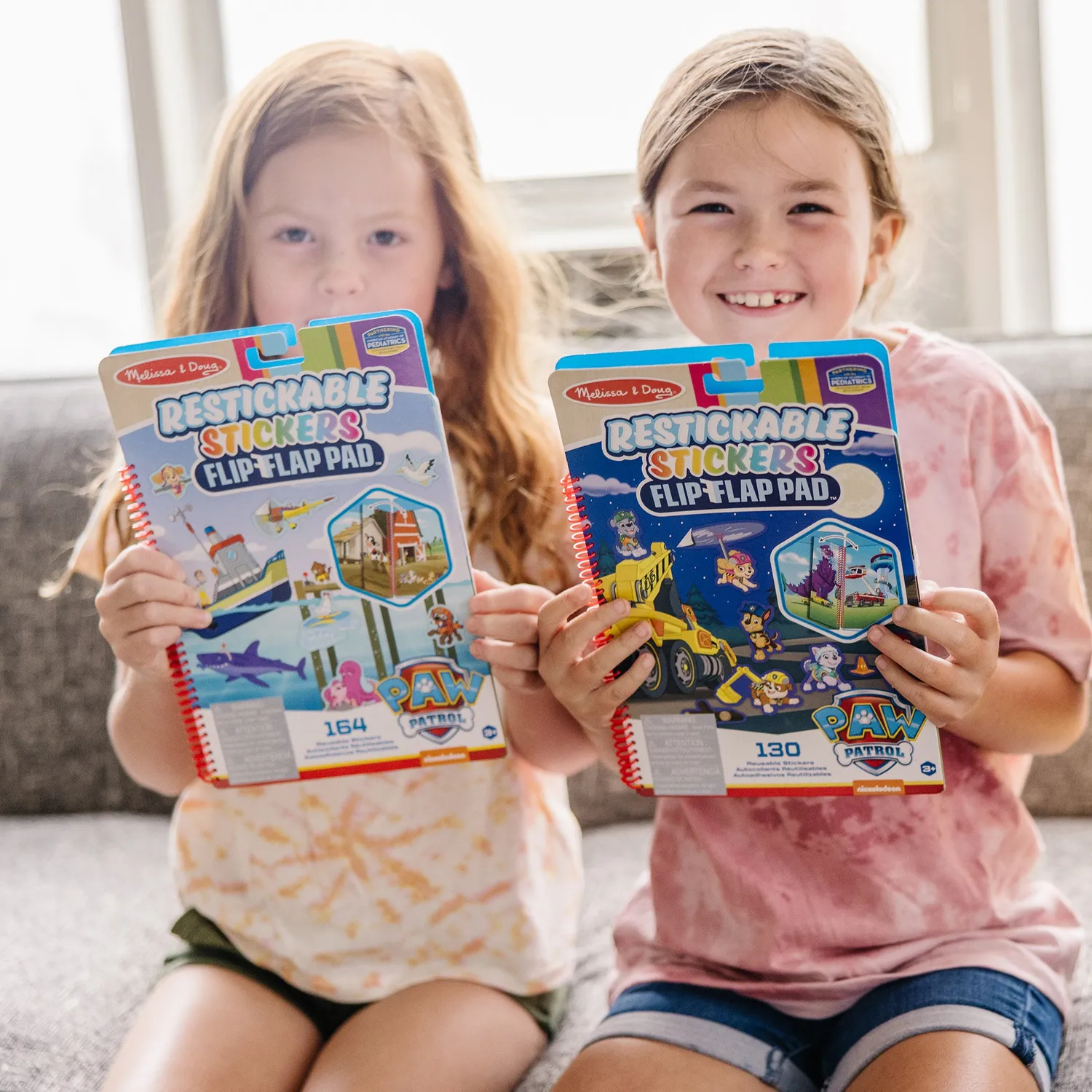 Melissa & Doug Flip-Flap Pad Ultimate Rescue stickerboek 130 herbruikbare stickers