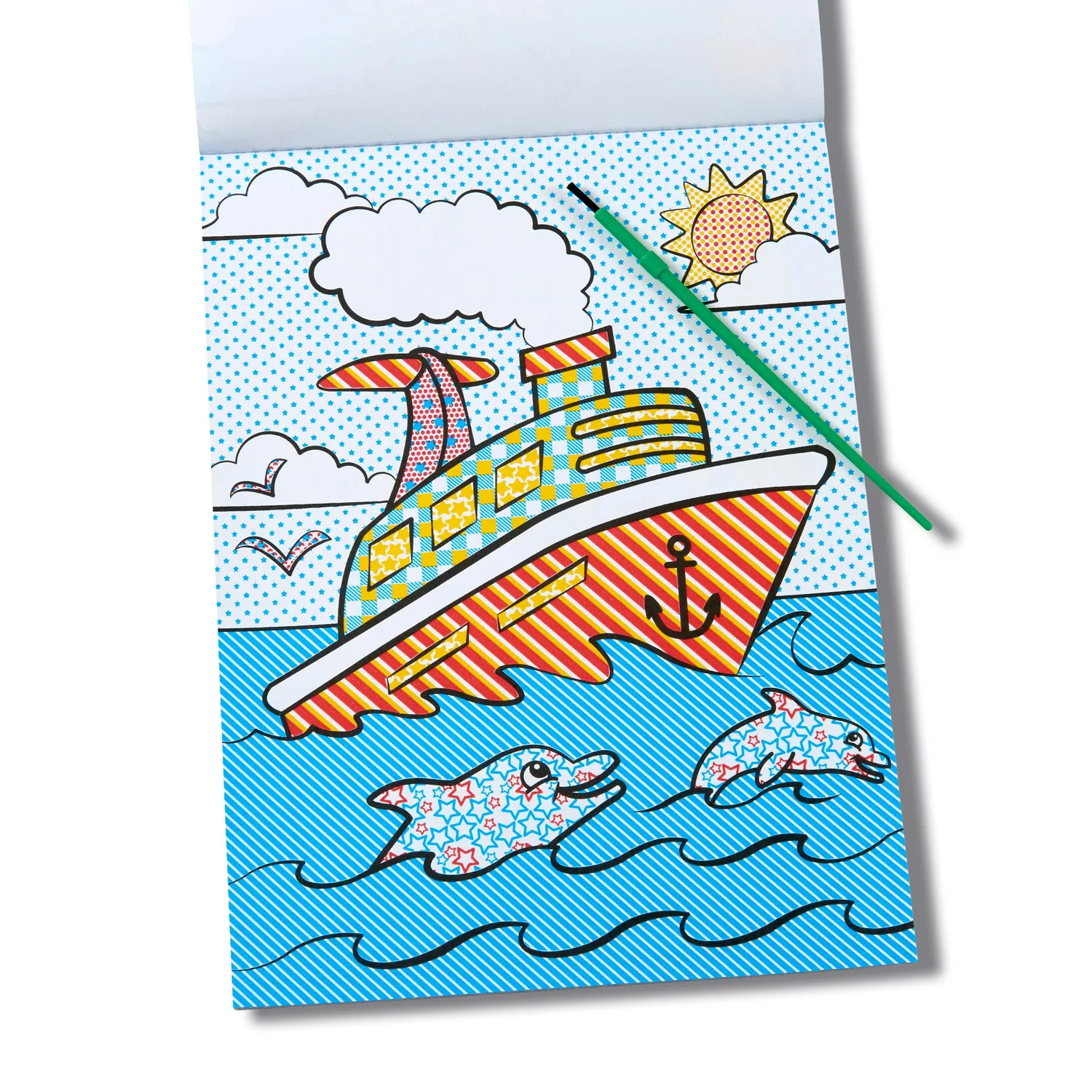 Melissa & Doug My First Paint with Water voertuigen 24 platen