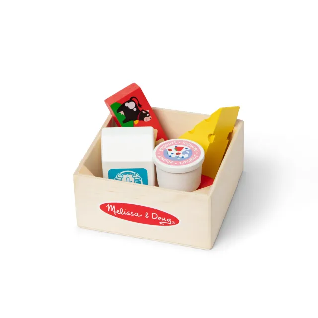 Melissa & Doug Food Groups Dairy houten speelvoedsel zuivel