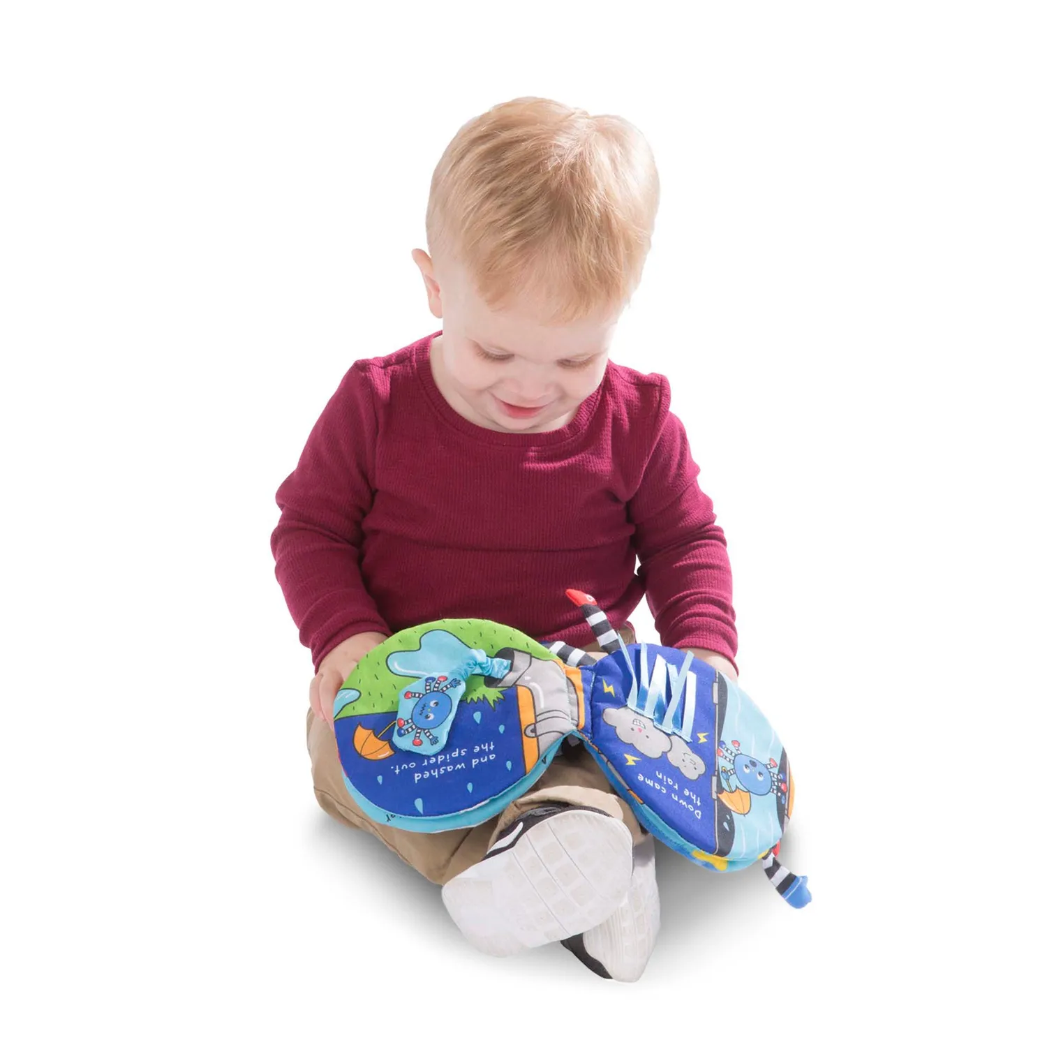 Melissa & Doug K's Kids Itsy-Bitsy Spider voelboek stof