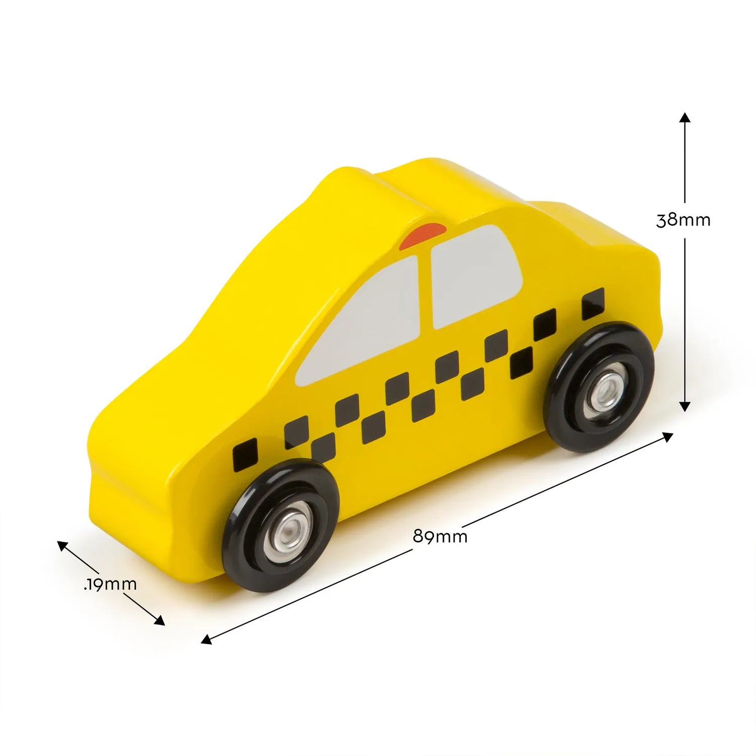 Melissa & Doug Houten auto's 9-delig met kist politie taxi